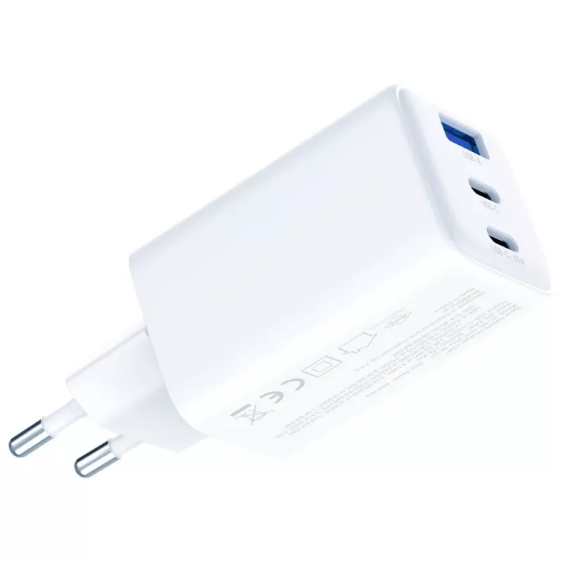 3MK Charger Hyper GaN 65W QC4+ — Szybka ładowarka USB GaN 65W z obsługą QC4+