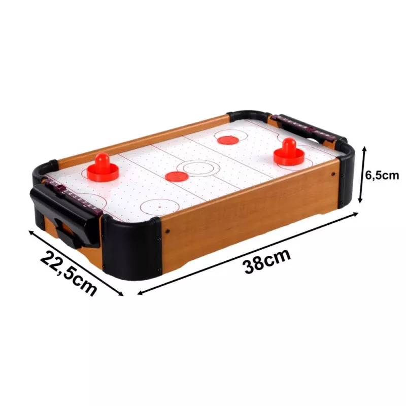 Stół do cymbergaja dla dzieci Extralink Kids air hockey, drewniany