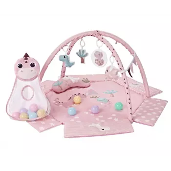 Edukacyjna mata do zabawy Dino Pink TinyMini różowa