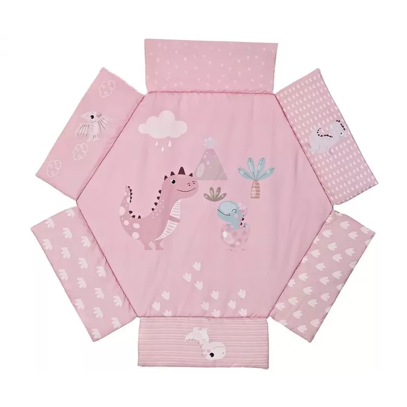 Edukacyjna mata do zabawy Dino Pink TinyMini różowa