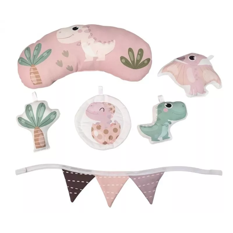 Edukacyjna mata do zabawy Dino Pink TinyMini różowa