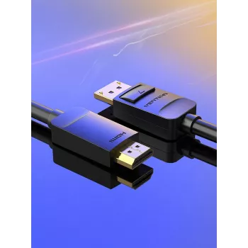 Kabel DP-HDMI 2M/CZARNY Hadbh Vention
