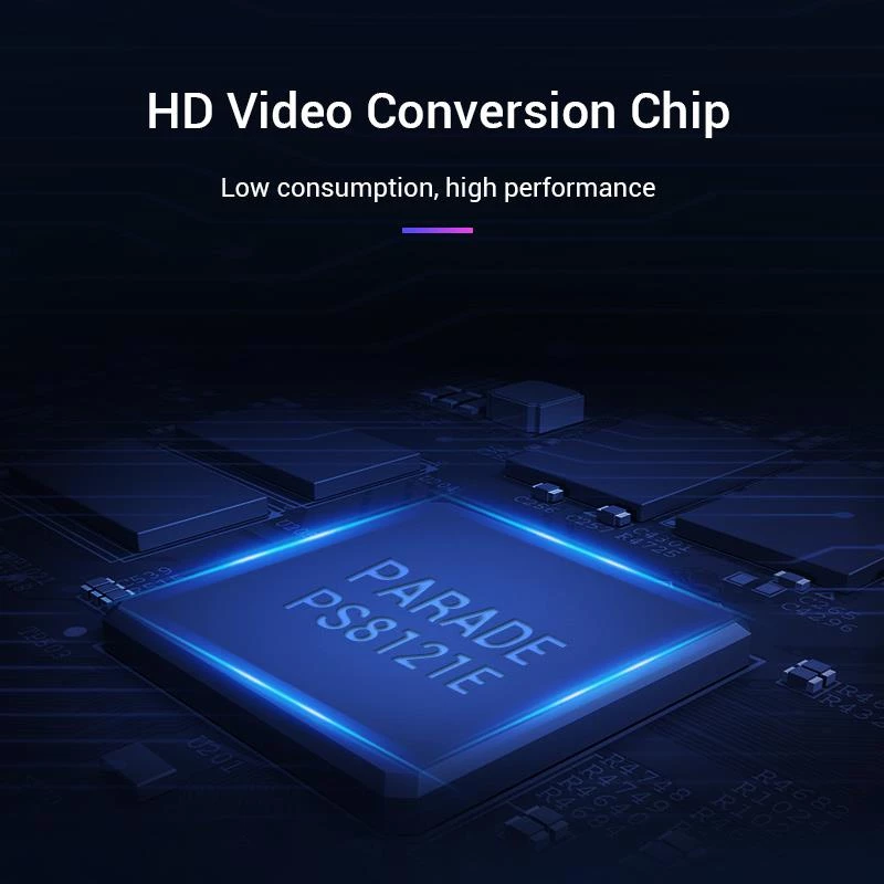 Kabel DP-HDMI 2M/CZARNY Hadbh Vention