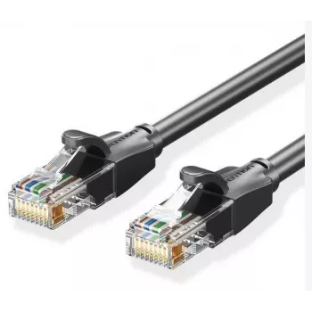 kabel krosowy CAT.6 UTP/30M Czarny Ibebt Vention