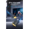 Kabel DP do VGA 2M/CZARNY Hblbh Vention