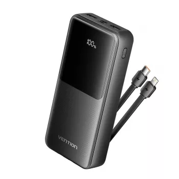 Power bank USB 20000 mAh 22,5 W / czarny FHPB0 Vention