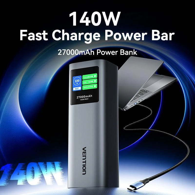 Power Bank USB 27000MAH 140W/FKEH0 Vention