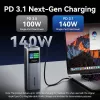 Power Bank USB 27000MAH 140W/FKEH0 Vention