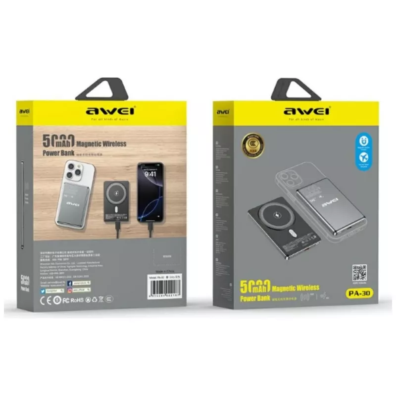 Przenośny powerbank Awei PA-30 5000mAh