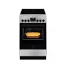 Kuchenka wolnostojąca Electrolux LKR540266X — płyta ceramiczna 4-palnikowa, piekarnik elektryczny 57 l, stal nierdzewna, klasa energetyczna A, 50 cm