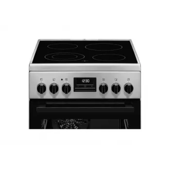 Kuchenka wolnostojąca Electrolux LKR540266X — płyta ceramiczna 4-palnikowa, piekarnik elektryczny 57 l, stal nierdzewna, klasa energetyczna A, 50 cm