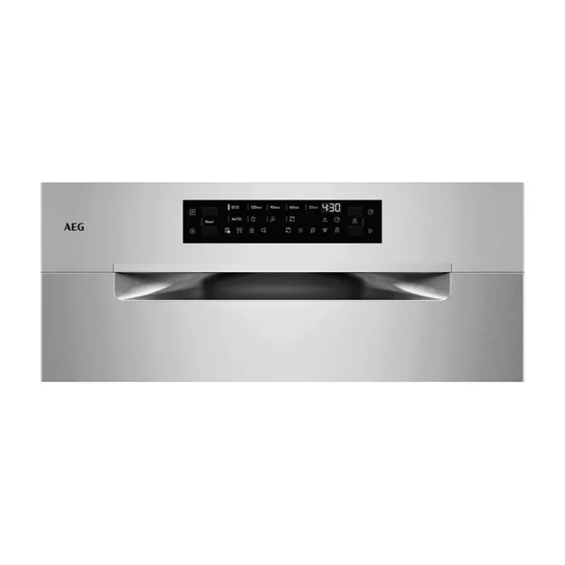 Zmywarka podblatowa AEG GU8200A2SGM — 14 kompletów, klasa energetyczna A, 40 dB, 8,4 l/cykl