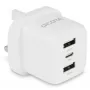 Zasilacz Dicota - kompaktowy, Laptop - 32 W - 3 A - 3 porty wyjściowe (USB-C, 2 x USB)