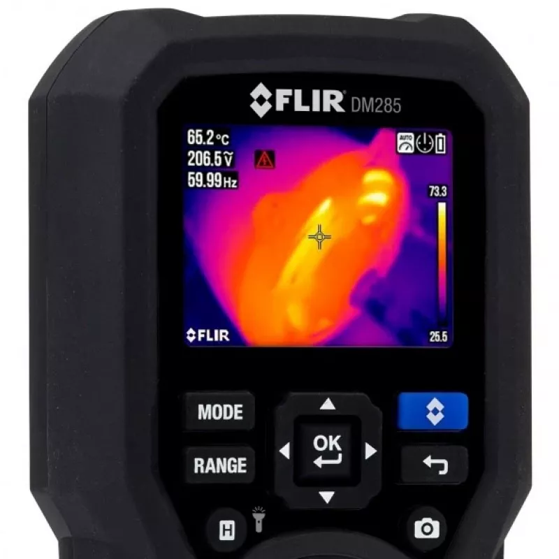Kamera termowizyjna FLIR DM 285-FK Czarny 160 x 120 pikseli Wbudowany wyświetlacz TFT