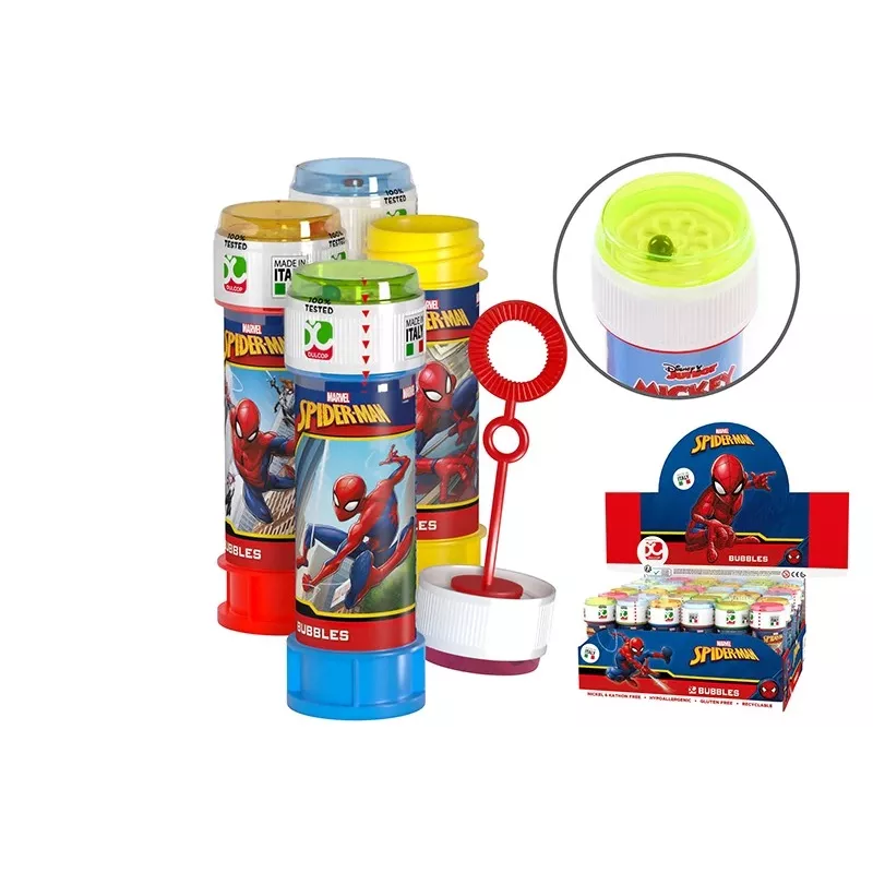 Bańki mydlane 60 ml Spiderman ekspozycja 36 szt.