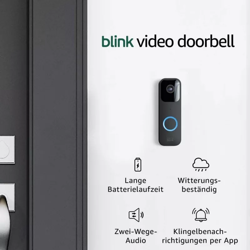Amazon Blink Video Doorbell Czarny