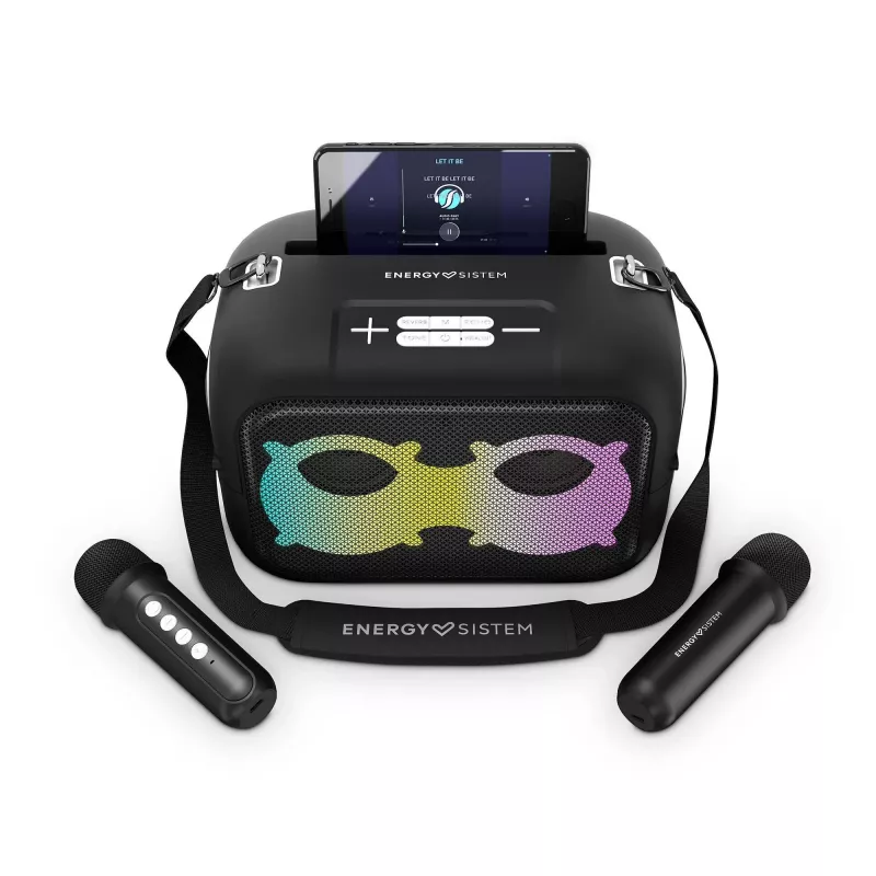 Przenośny głośnik stereo Energy Sistem KaraokeStar Czarny