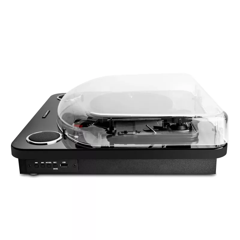 Gramofon z napędem paskowym Energy Sistem BlackSpin Czarny Przezroczysty 33 45 78 obr./min