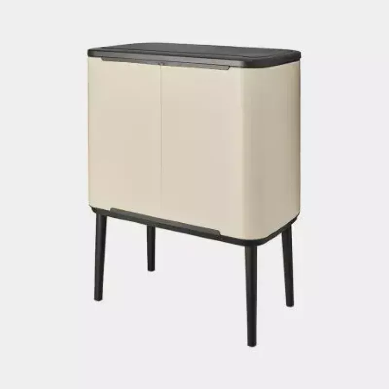 Brabantia Bo Touch Bin 33 L 3 kosze Beż Szerokość 540 mm Głębokość 312 mm Wysokość 680 mm