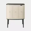 Brabantia Bo Touch Bin 33 L 3 kosze Beż Szerokość 540 mm Głębokość 312 mm Wysokość 680 mm