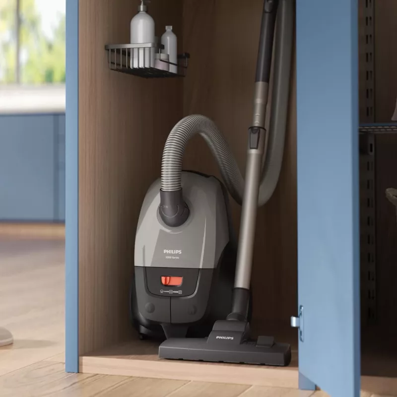 Odkurzacz cylindrowy Philips serii 2000 XD2152/12 — 850 W, worek na kurz 3 l, filtr HEPA, czyszczenie na sucho
