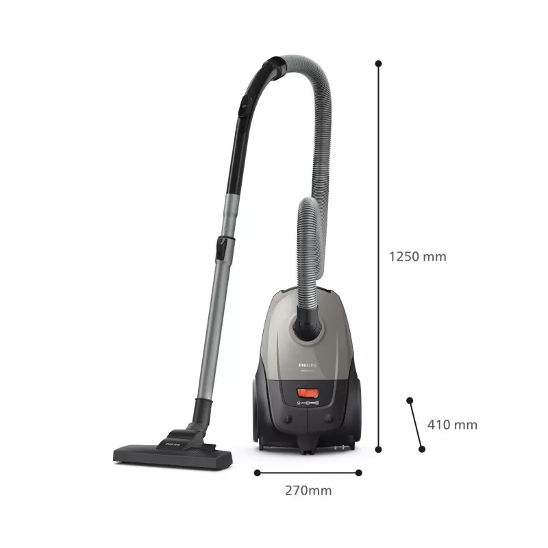 Odkurzacz cylindrowy Philips serii 2000 XD2152/12 — 850 W, worek na kurz 3 l, filtr HEPA, czyszczenie na sucho