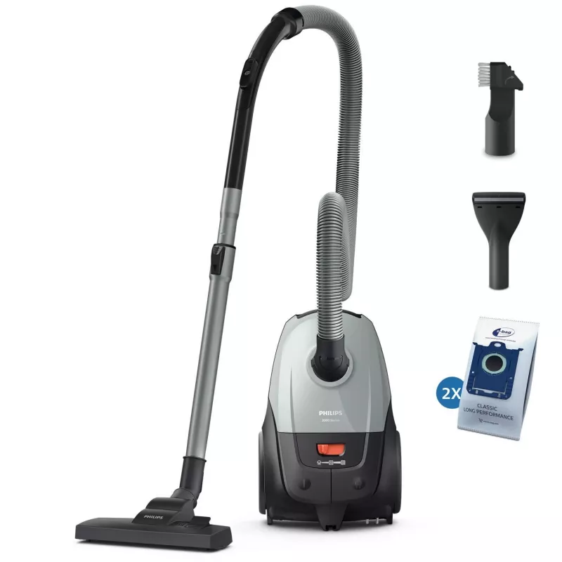 Odkurzacz cylindryczny Philips XD2142/12 — 850 W, worek na kurz 3 L, filtr HEPA, czyszczenie na sucho