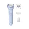 Epilator Philips serii 8000 BRE708/00 — bezprzewodowy do użytku na mokro i sucho, 32 pęsety, 2 prędkości, niebieski