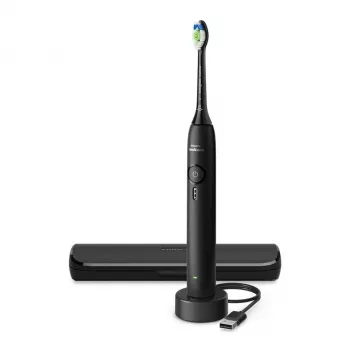 Elektryczna szczoteczka soniczna z akumulatorem litowo-jonowym Philips serii 3100 HX4033/32 — 1 rączka, 1 końcówka, tryb Daily Care, czarna