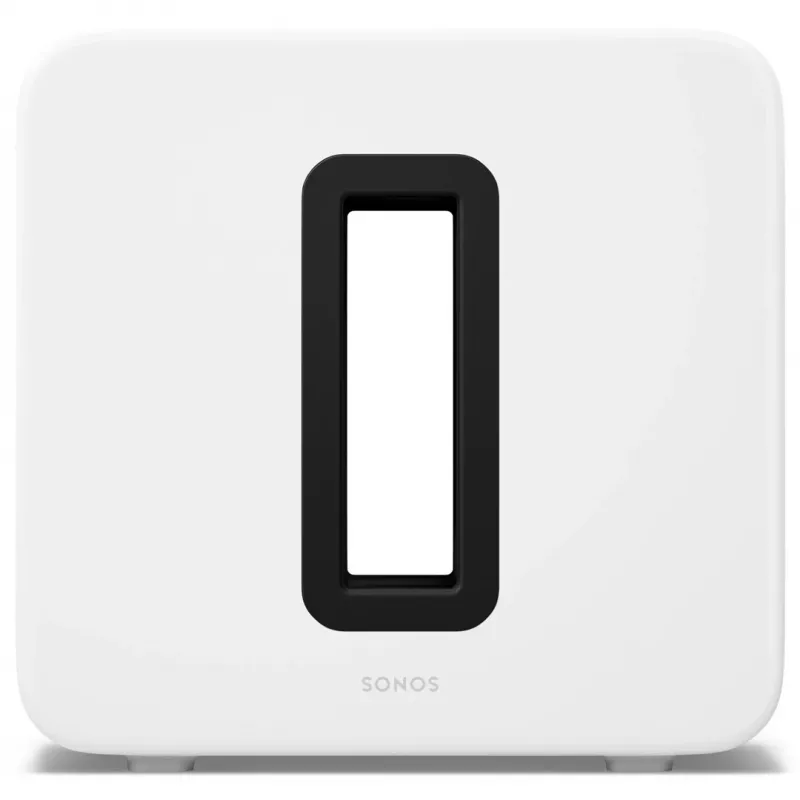 Aktywny subwoofer Sonos Sub 4 — wzmacniacz klasy D, AC 110–240 V, 40,2×15,8×38,9 cm, Czarny lub Biały