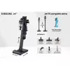 Odkurzacz pionowy Samsung VS20C9554TK — Bateria, litowo-jonowa, 580 W, bezworkowy 0,8 l, cykloniczny, czarny