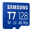 Karta pamięci MicroSDXC Samsung T7 128 GB UHS-I U3 V30 170 MB/s Niebieska