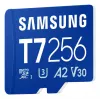 Karta pamięci microSDXC Samsung T7 256 GB UHS-I U3 V30 odczyt 170 MB/s niebieska