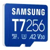Karta pamięci microSDXC Samsung T7 256 GB UHS-I U3 V30 odczyt 170 MB/s niebieska