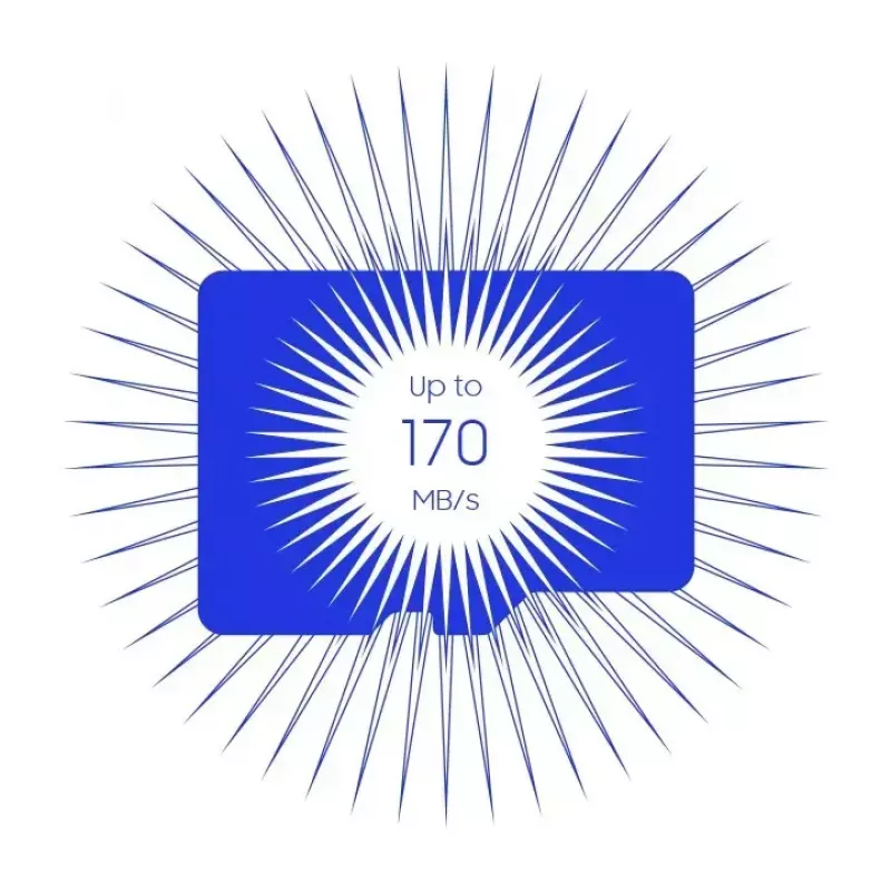 Karta pamięci microSDXC Samsung T7 256 GB UHS-I U3 V30 odczyt 170 MB/s niebieska