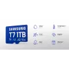 Karta pamięci microSDXC Samsung T7 256 GB UHS-I U3 V30 odczyt 170 MB/s niebieska