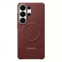 Etui Samsung Carbon Magnet Galaxy S26 Ultra, czerwone