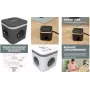 Fellowes Steckdosenwürfel Power Cube, Typ E, schwarz - für den Markt: F - 1 Stück (100137169)