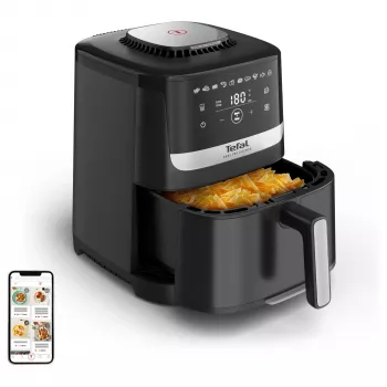 Frytkownica beztłuszczowa Tefal Easy Fry Silence XL EY5528E0 — pojemność XL, frytkownica na gorące powietrze, cicha praca