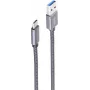 Kabel USB ShiverPeaks Basic-S USB 3.2 Gen 2 2 m USB A USB C Szary