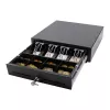 Elektroniczna szuflada kasowa Olympia LD 410A, obudowa metalowa, czarna, 415×410×104 mm