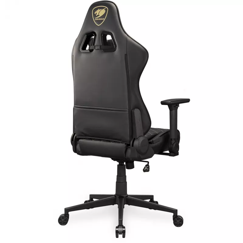 Uniwersalny fotel gamingowy COUGAR Gaming ARMOR ONE V2 Wyściełane siedzisko Czarno-złoty