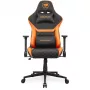 Uniwersalny fotel gamingowy COUGAR Gaming Armor One V2 F Tapicerowane wyściełane siedzisko Czarny Pomarańczowy