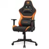 Uniwersalny fotel gamingowy COUGAR Gaming Armor One V2 F Tapicerowane wyściełane siedzisko Czarny Pomarańczowy