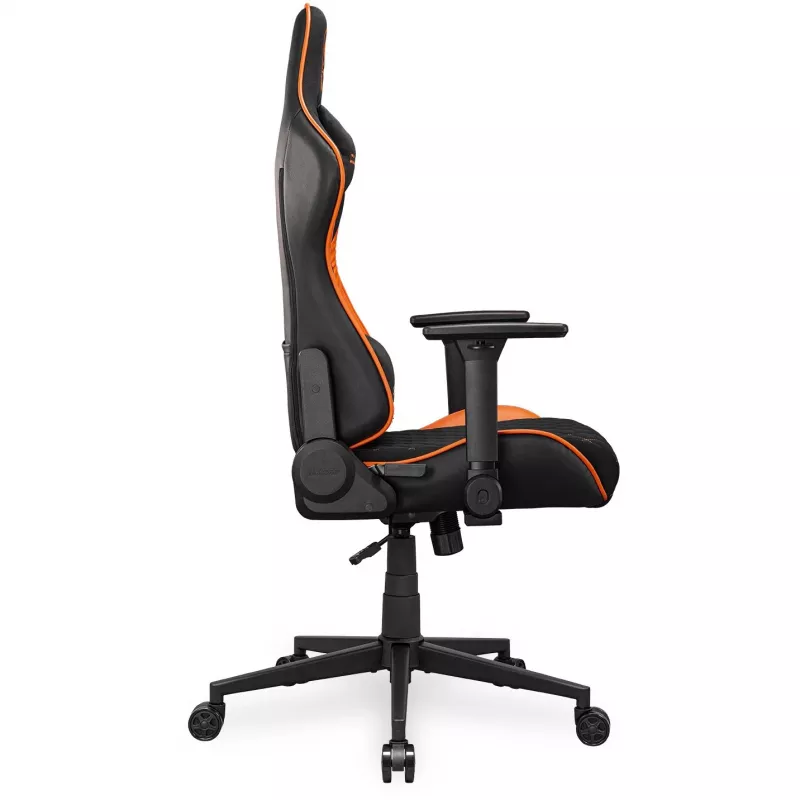 Uniwersalny fotel gamingowy COUGAR Gaming Armor One V2 F Tapicerowane wyściełane siedzisko Czarny Pomarańczowy