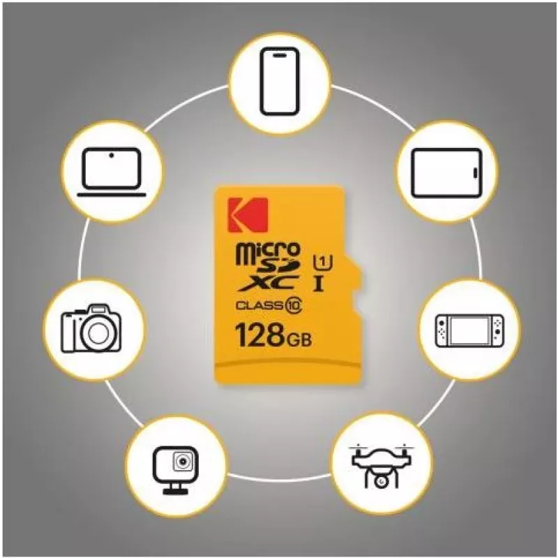 Karta Kodak MicroSDXC 64GB UHS-I U1 V10 A1 Premium