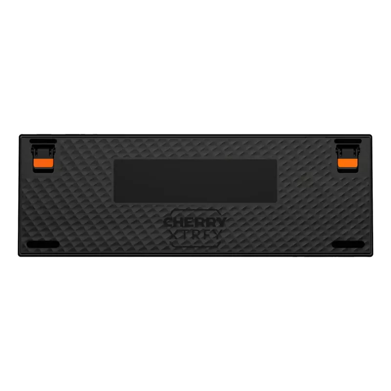 Mechaniczna klawiatura gamingowa Cherry K5 Pro TMR Compact 65% QWERTY Nordycki przewodowa USB RGB czarno-pomarańczowa