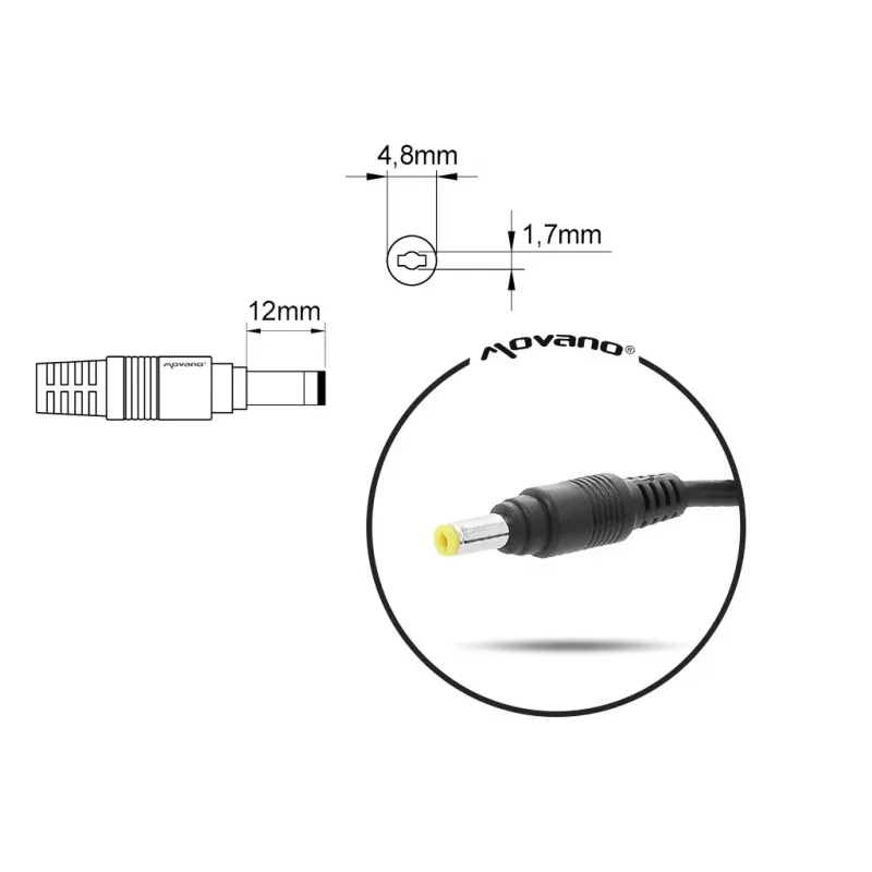 Ładowarka do notebooka MITSU 10,5V 4,3A (4,8×1,7 mm) do laptopów Sony