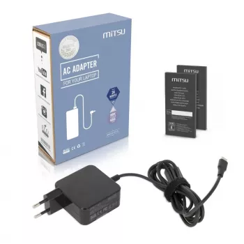 MITSU AC Adapter USB-C 45 W Type-C (czarny) — Zasilacz USB-C 45 W do urządzeń przenośnych