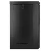 Extralink Lite 12U 530X400 NAŚCIENNA Szafa rackowa Czarna Z półką